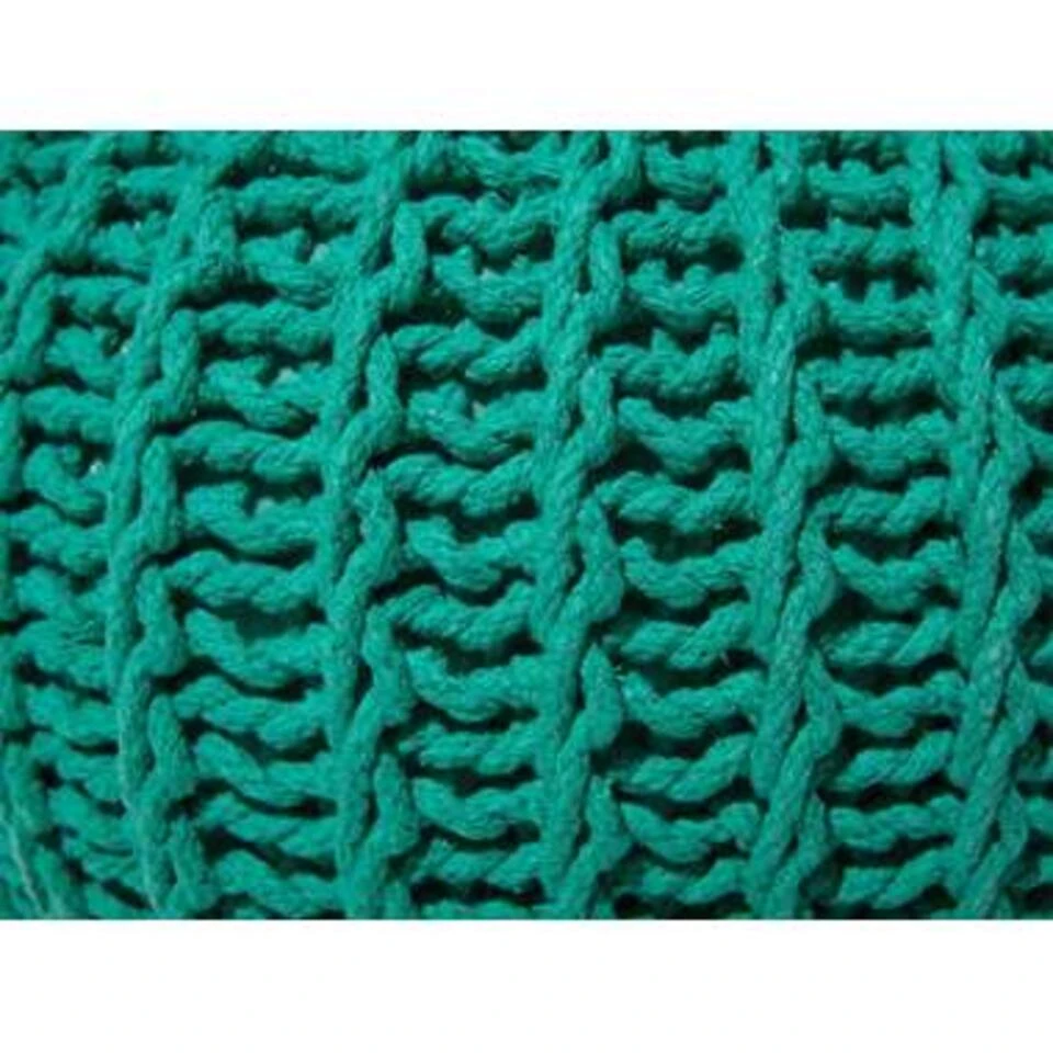 Beliani Poef CONRAD - Groen Katoen 3 Beliani Poef CONRAD - Groen Katoen - Afbeelding 3