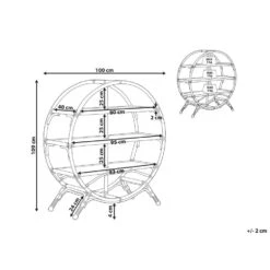 Beliani Boekenkast TUVALU II - Natuurlijk Rotan -Woninginrichting Winkel 084dcb65f87d4fc0b1b277f3d6c3f088