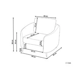 Beliani Fauteuil TROSA - Groen Polyester -Woninginrichting Winkel 0aa3edf187c14202bf6ff6a2457a851d