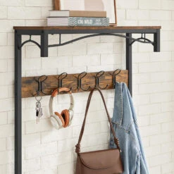 O'DADDY® Kapstok Staand - Schoenenrek - 15 Haken - 80x32x178,5 - Bruin 6 O'DADDY® Kapstok Staand - Schoenenrek - 15 Haken - 80x32x178,5 - Bruin -Woninginrichting Winkel 0ad921d0baf74db8abf505f3c6928a22