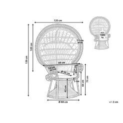 Beliani Fauteuil EMMANUELLE - Zwart Rotan 6 Beliani Fauteuil EMMANUELLE - Zwart Rotan -Woninginrichting Winkel 0ee7c2c134074a0f8bcbb76e7e30c91e