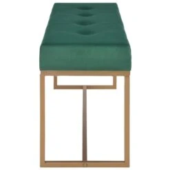 VidaXL Bankje 120 Cm Fluweel Groen -Woninginrichting Winkel 1000008878 0102