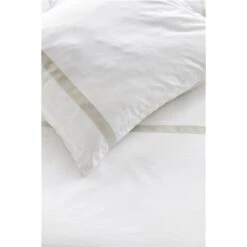 Walra - Dekbedovertrek Timeless Chic - 140x220 Cm - Wit -Woninginrichting Winkel 1000012951 0102