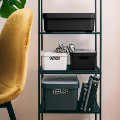Sigma Home Opbergbox 9L Antraciet -Woninginrichting Winkel 1000014155 0102