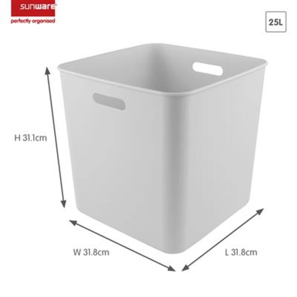 Basic Kubus Box Wit 2 Basic Kubus Box Wit - Afbeelding 2