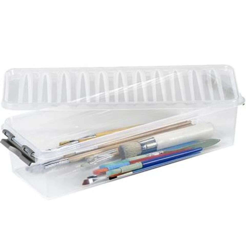 Q-line Opbergbox 3,5L Transparant Metaal 3 Q-line Opbergbox 3,5L Transparant Metaal - Afbeelding 3