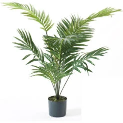 Merkloos Kunstplant - Palmboom - Groen - In Pot - 90 Cm