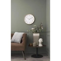 Leitmotiv Bank Explicit - Suede Look Chocolade Bruin - 128x71x74cm -Woninginrichting Winkel 1000022685 0110