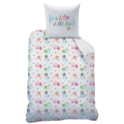 Volkswagen Dekbedovertrek Paradise - Eenpersoons - 140 X 200 Cm - Polycotton -Woninginrichting Winkel 1000025581 0101