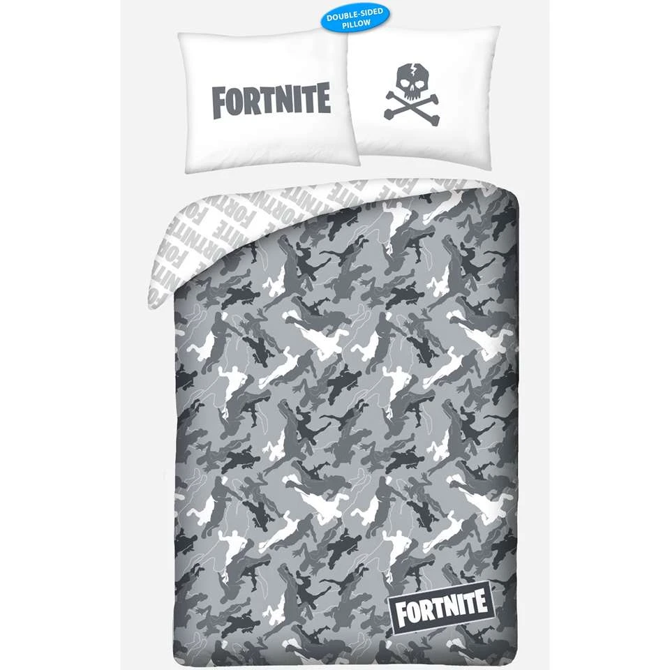 Fortnite Dekbedovertrek Dance Camo - Eenpersoons - 140 X 200 Cm - Katoen 1 Fortnite Dekbedovertrek Dance Camo - Eenpersoons - 140 X 200 Cm - Katoen