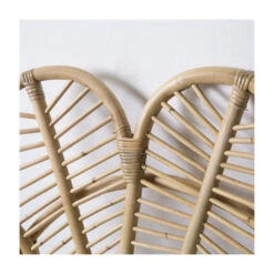 Giga Meubel Rotan Stoel - Zithoogte 43cm - 90x40x94cm - Leaf Chair Rotan -Woninginrichting Winkel 1000027546 0102