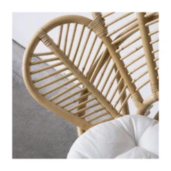 Giga Meubel Rotan Stoel - Zithoogte 43cm - 90x40x94cm - Leaf Chair Rotan -Woninginrichting Winkel 1000027546 0103