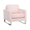 Beliani Fauteuil VIND - Roze Polyester