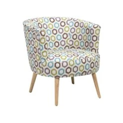 Beliani Fauteuil ODENZEN - Multicolor Polyester