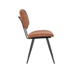 LABEL51 Eetkamerstoel Fos - Cognac - Leder -Woninginrichting Winkel 1000028306 0103
