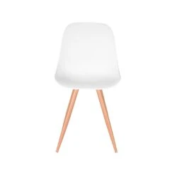 LABEL51 Eetkamerstoel Rimini - Wit - Kunststof -Woninginrichting Winkel 1000028347 0102