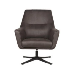 LABEL51 Fauteuil Tod - Antraciet - Microfiber -Woninginrichting Winkel 1000028430 0101