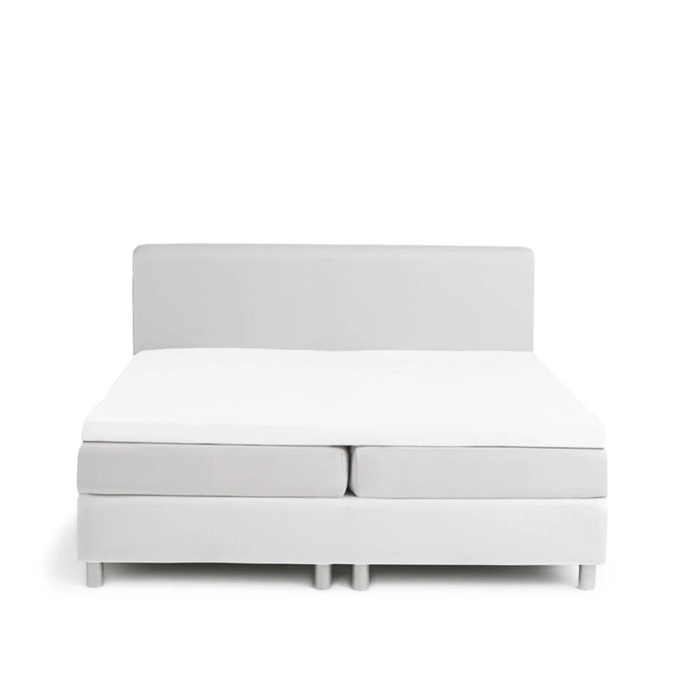 Damai Topper Hoeslaken (tot 12cm) - Double Jersey - 90x200/210cm - Wit 2 Damai Topper Hoeslaken (tot 12cm) - Double Jersey - 90x200/210cm - Wit - Afbeelding 2