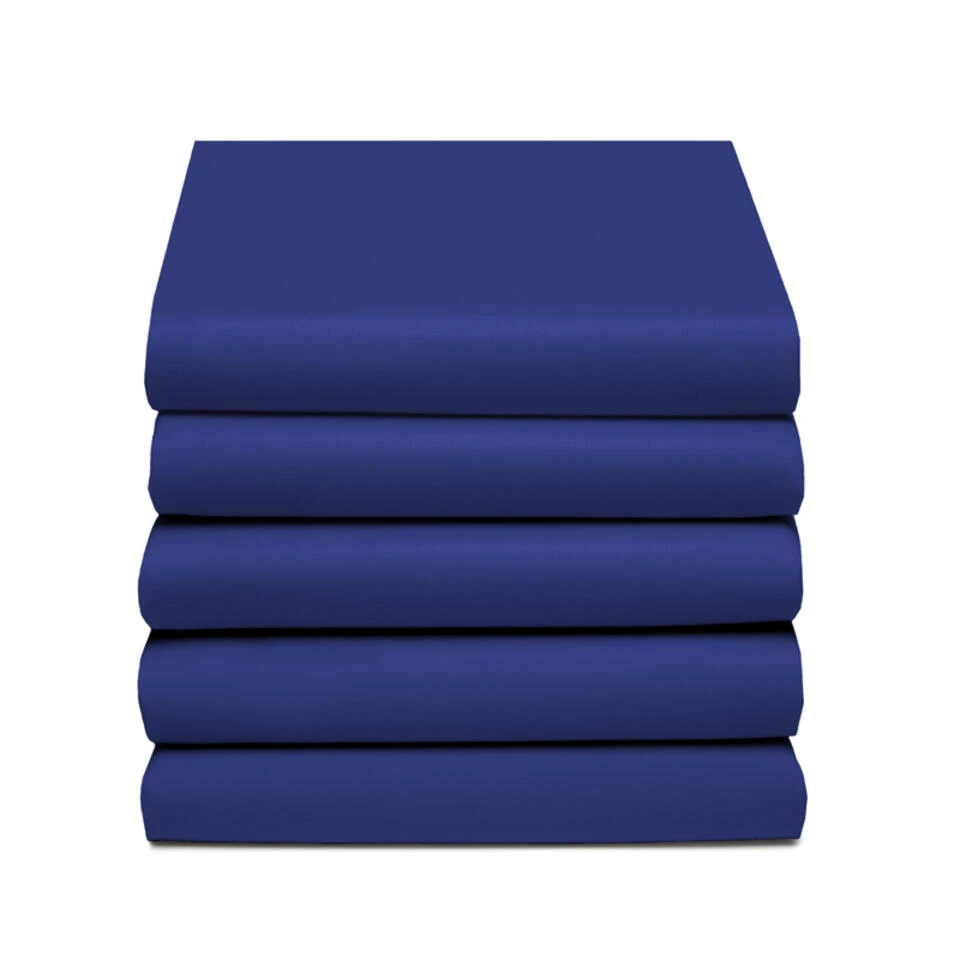 Damai Hoeslaken Double Jersey (tot 25cm) - 180x220cm Of 200x200cm - Ultramarine 3 Damai Hoeslaken Double Jersey (tot 25cm) - 180x220cm Of 200x200cm - Ultramarine - Afbeelding 3
