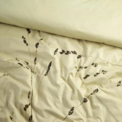 Damai Dekbedovertrek Dew - Bio Katoen - 240x200/220 Cm - Camel -Woninginrichting Winkel 1000030573 0102