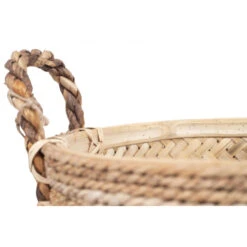 Giga Meubel Basket Bamboe - 34x34x24cm - Naturel - Bamboo Naturel -Woninginrichting Winkel 1000031199 0103