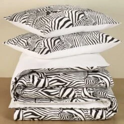 De Witte Lietaer Dekbedovertrek Zebra - 260 X 240 Cm - Katoen Satijn -Woninginrichting Winkel 1000031352 0103