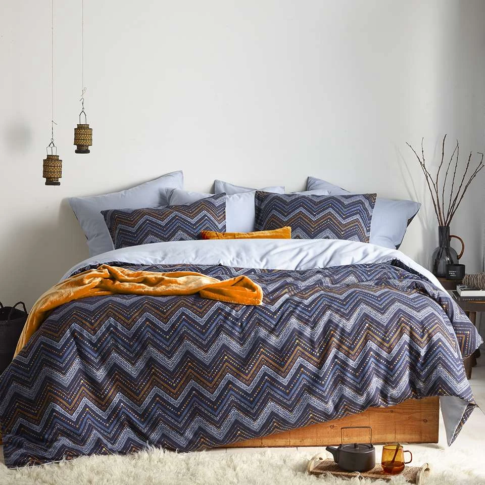 De Witte Lietaer Dekbedovertrek Sioux - 140 X 200/220 Cm - Katoen Flanel 2 De Witte Lietaer Dekbedovertrek Sioux - 140 X 200/220 Cm - Katoen Flanel - Afbeelding 2