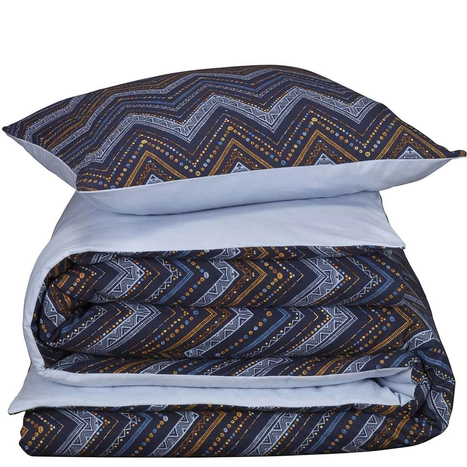 De Witte Lietaer Dekbedovertrek Sioux - 140 X 200/220 Cm - Katoen Flanel 4 De Witte Lietaer Dekbedovertrek Sioux - 140 X 200/220 Cm - Katoen Flanel - Afbeelding 4