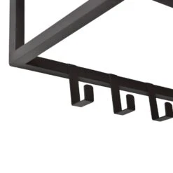 LOFT42 Blacky Kapstok - Zwart – Metaal – 6 Haken -Woninginrichting Winkel 1000032518 0102