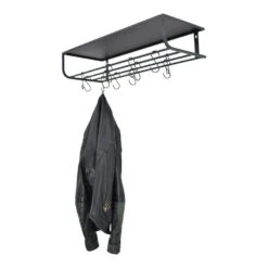 LOFT42 Milan Kapstok - Zwart – Metaal – 12 S Haken -Woninginrichting Winkel 1000032529 0102