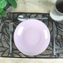 Orange85 Diepe Borden 6 Stuks Aardewerk 22 Cm Ovenbestendig Roze Blauw Groen -Woninginrichting Winkel 1000033078 0110