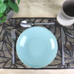 Orange85 Diepe Borden 6 Stuks Aardewerk 22 Cm Ovenbestendig Roze Blauw Groen -Woninginrichting Winkel 1000033078 0111