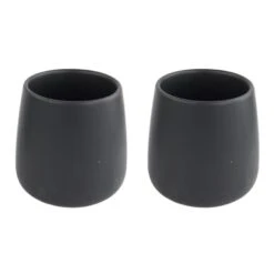 Orange85 Theepot Zwart Warmtehoudend 50cl Met 2 Kopjes Aardewerk Bamboe -Woninginrichting Winkel 1000033129 0111