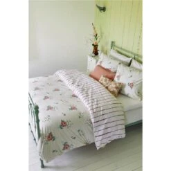Walra - Dekbedovertrek Red Roses - 240x220 Cm - Off White -Woninginrichting Winkel 1000034091 0103