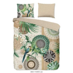 HIP Dekbedovertrek "Tonrar" - Zand - (140x220 Cm)