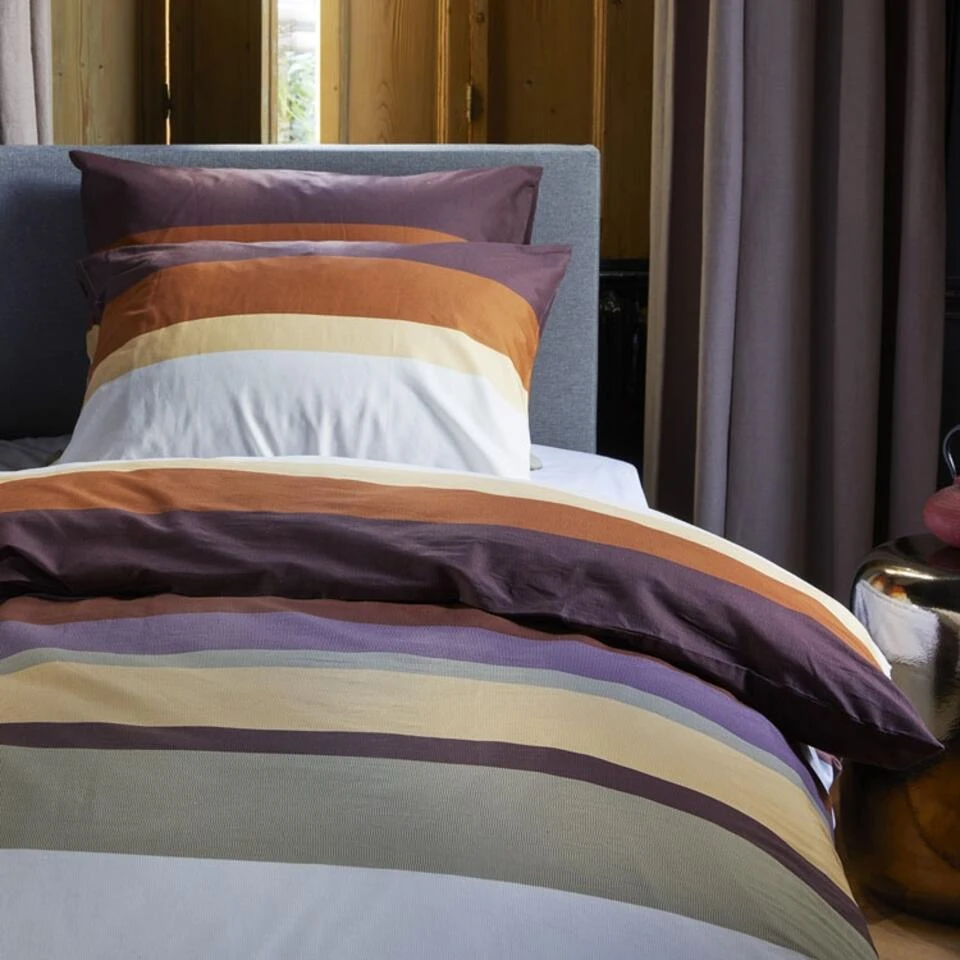 Damai Dekbedovertrek Casa - Katoen - 260x200/220 Cm Casa - Rust 4 Damai Dekbedovertrek Casa - Katoen - 260x200/220 Cm Casa - Rust - Afbeelding 4