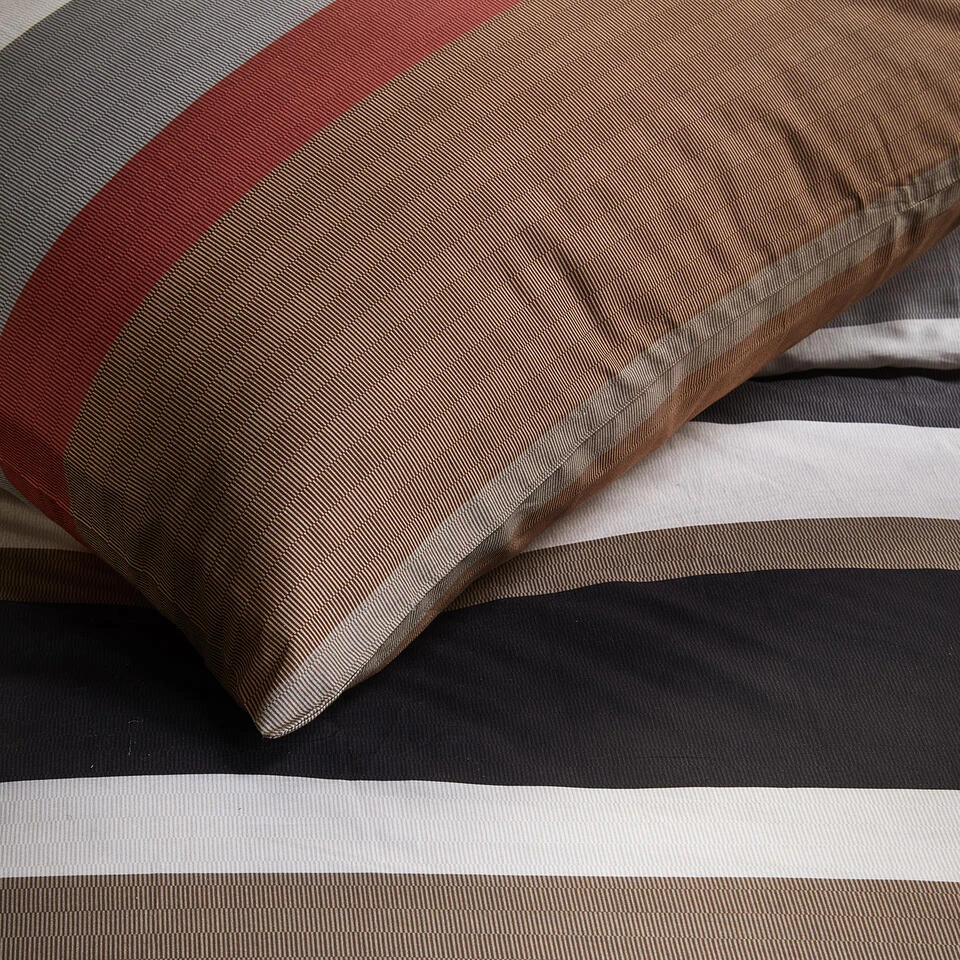 Damai Dekbedovertrek Casa - Katoen - 260x200/220 Cm Casa - Brown 3 Damai Dekbedovertrek Casa - Katoen - 260x200/220 Cm Casa - Brown - Afbeelding 3