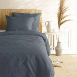 Cinderella Dekbedovertrek Linnenlook Lyn Antraciet-Lits-jumeaux (260 X 200/22... -Woninginrichting Winkel 1000035002 0102