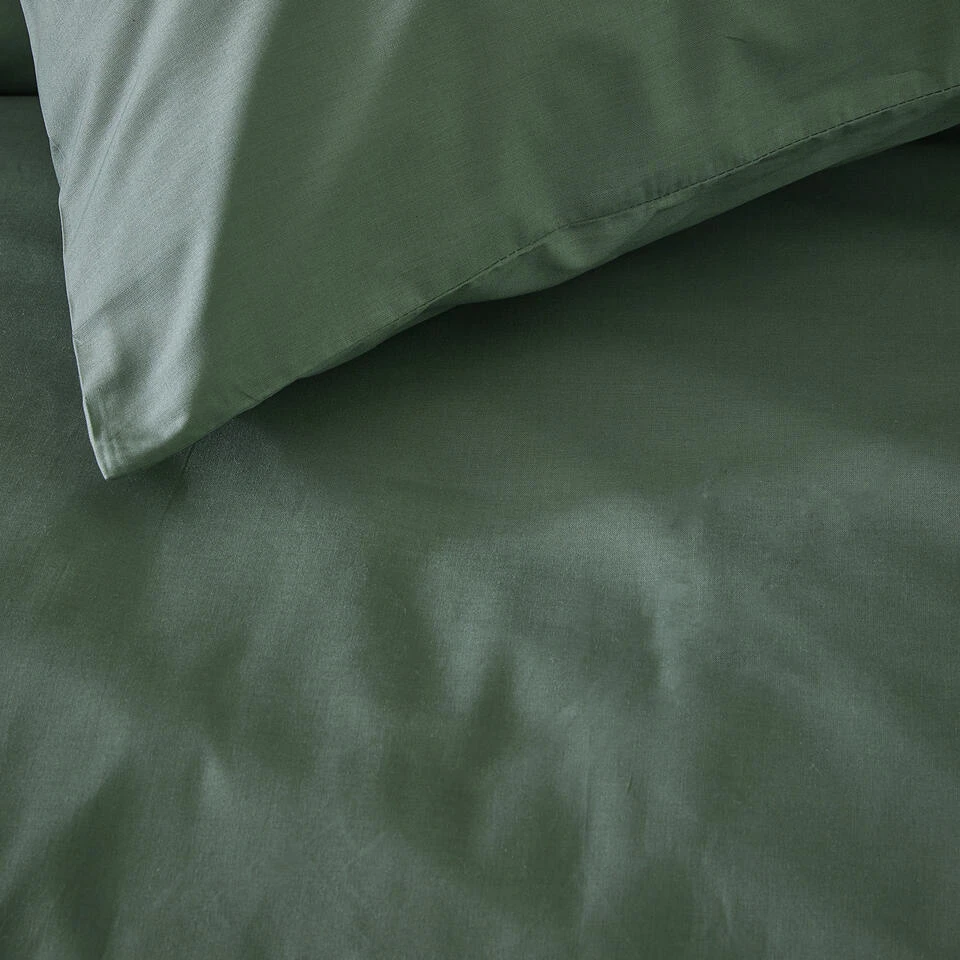 Cinderella Dekbedovertrek Weekend - Katoen - 260x200/220 Cm - Green 3 Cinderella Dekbedovertrek Weekend - Katoen - 260x200/220 Cm - Green - Afbeelding 3
