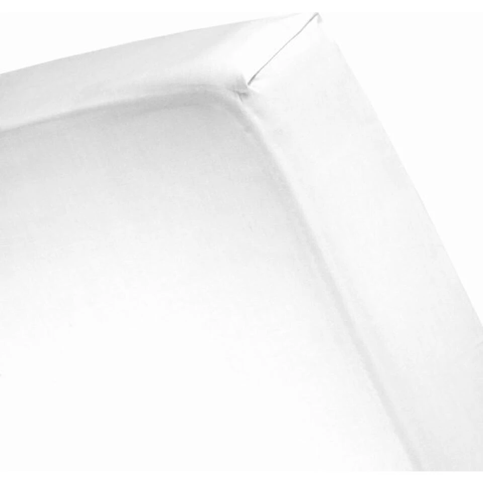 Cinderella Sundays - Hoeslaken (tot 25 Cm) - Satijn - 90x220 Cm - White 3 Cinderella Sundays - Hoeslaken (tot 25 Cm) - Satijn - 90x220 Cm - White - Afbeelding 3