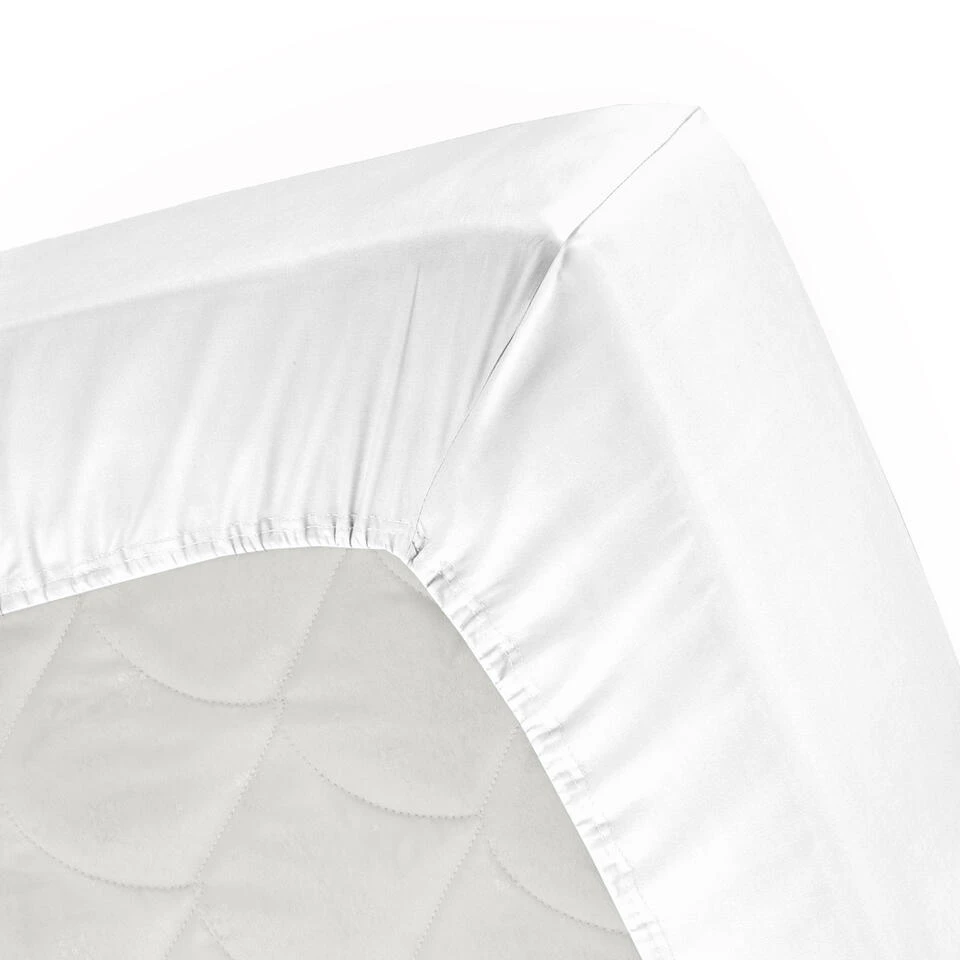 Cinderella - Topper Hoeslaken (tot 15 Cm) - Jersey - 160x200/210 Cm - White 2 Cinderella - Topper Hoeslaken (tot 15 Cm) - Jersey - 160x200/210 Cm - White - Afbeelding 2