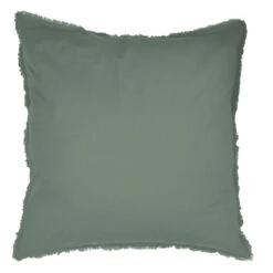 Matt & Rose Set Kussenslopen Groen - 65 X 65 Cm - Gewassen Katoen