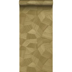 Origin Wallcoverings Eco-texture Vliesbehang - Grafisch 3D Motief - Goud