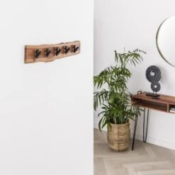 Hoyz - Kapstok Edge Met 5 Haken - Grijs - Wandkapstok -Woninginrichting Winkel 1000042634 0102