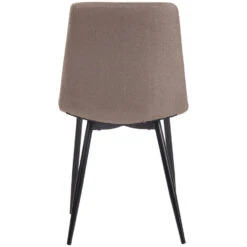 CLP Set Van 4 Eetkamerstoelen Telde Stof - Taupe -Woninginrichting Winkel 1000043418 0103