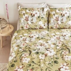 Ariadne At Home Dekbedovertrek Nostalgia Oker-2-persoons (200 X 200/220 Cm) 6 Ariadne At Home Dekbedovertrek Nostalgia Oker-2-persoons (200 X 200/220 Cm) -Woninginrichting Winkel 1000045169 0102