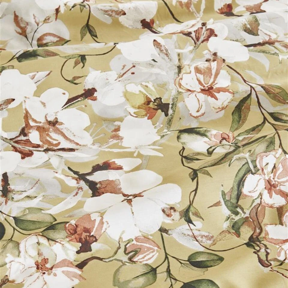 Ariadne At Home Dekbedovertrek Nostalgia Oker-2-persoons (200 X 200/220 Cm) 4 Ariadne At Home Dekbedovertrek Nostalgia Oker-2-persoons (200 X 200/220 Cm) - Afbeelding 4