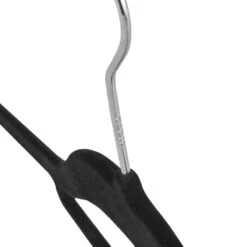 ACAZA Set Van 30 Kledinghangers Met Fluwelen Laagje, Zwart -Woninginrichting Winkel 1000045924 0103