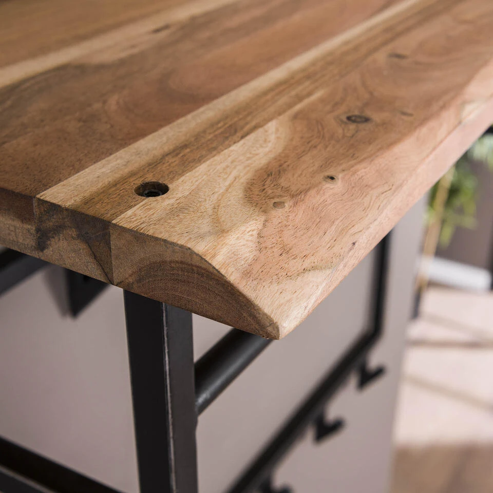 Hoyz - Kapstok Edge Hoog - 12 Haken - Massief Acaciahout - 100x33x80 3 Hoyz - Kapstok Edge Hoog - 12 Haken - Massief Acaciahout - 100x33x80 - Afbeelding 3