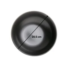 Orange85 Bord 6 Stuks Diep - Soepborden - Zwart Mat Diameter 20,5cm Aardewerk 7 Orange85 Bord 6 Stuks Diep - Soepborden - Zwart Mat Diameter 20,5cm Aardewerk -Woninginrichting Winkel 1000049529 0111